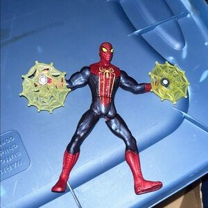 Spider-Man Action Figure with Yellow Web Accessories - Kids Toys